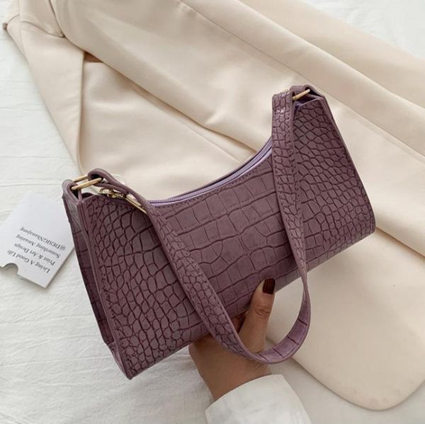 retro crocodile pattern shoulder bag for women pu leather armpit bag france baguette casual female handbags advanced totes
retro crocodile pattern shoulder bag for women pu leather armpit bag france baguette casual female handbags advanced totes