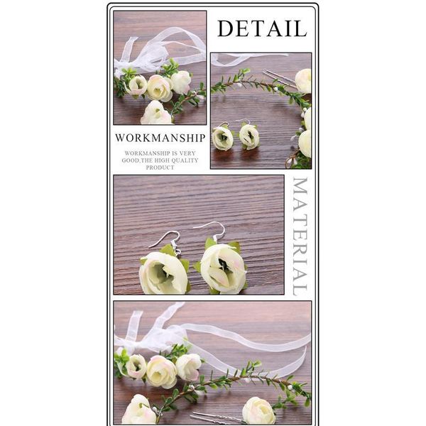 haimeikang 1 set bridesmaid bracelet flower crown girl bridal hairpin floral headband wreath wedding hairbands hair acc qylthr
haimeikang 1 set bridesmaid bracelet flower crown girl bridal hairpin floral headband wreath wedding hairbands hair acc qylthr