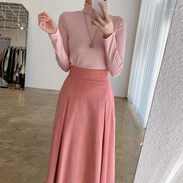 autumn winter two piece outfits long sleeve turtleneck bottoming t-shirt and high waist long pleated skirt ladies 2 piece sets1, Gray
autumn winter two piece outfits long sleeve turtleneck bottoming t-shirt and high waist long pleated skirt ladies 2 piece sets1, Gray