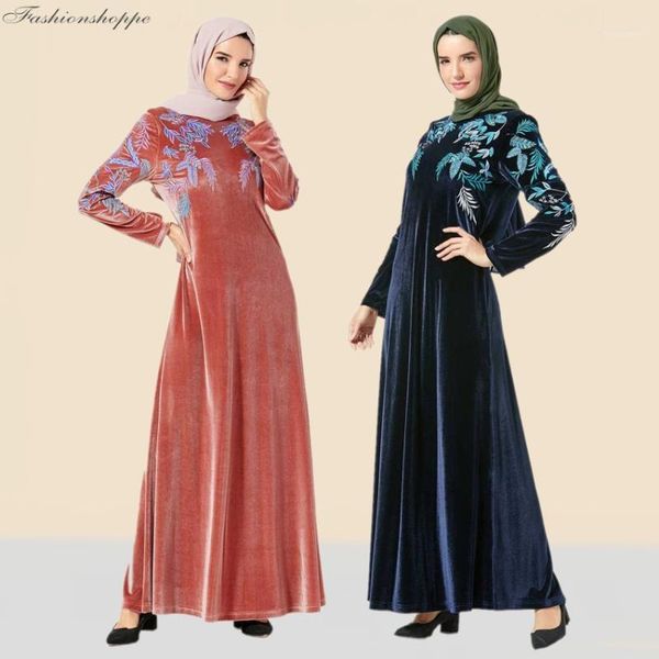 elegant muslim velvet abaya embroidery maxi dress floral cardigan kimono long robe gowns middle east eid ramadan islamic prayer1, Red
elegant muslim velvet abaya embroidery maxi dress floral cardigan kimono long robe gowns middle east eid ramadan islamic prayer1, Red
