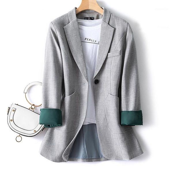 women's suits & blazers women's suit jacket spring and autumn thin casual coat office windbreaker synthetic fabric long sleeve coa, White;black
women's suits & blazers women's suit jacket spring and autumn thin casual coat office windbreaker synthetic fabric long sleeve coa, White;black