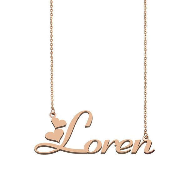 loren name necklaces pendant custom personalized for women girls children friends mothers gifts 18k gold plated stainless steel, Silver
loren name necklaces pendant custom personalized for women girls children friends mothers gifts 18k gold plated stainless steel, Silver