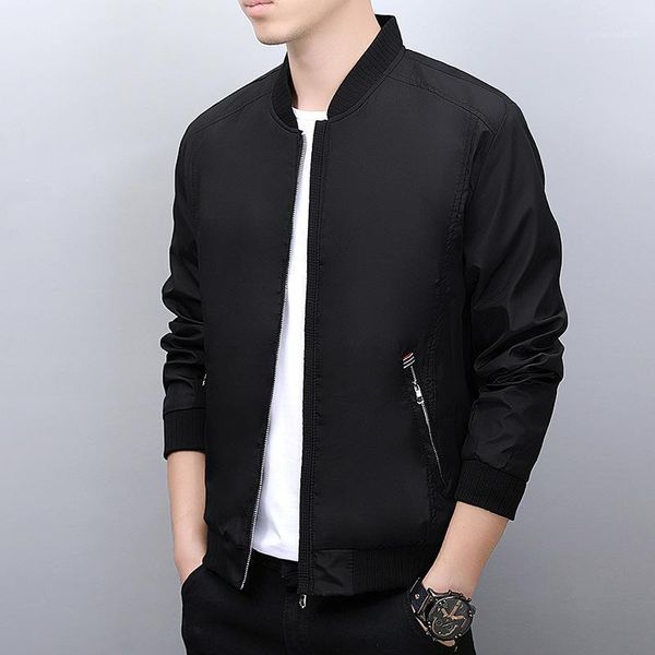 2020new men's jacket spring and autumn trend youth baseball collar casual coat men's wear fashionable clothes 190251, Black;brown
2020new men's jacket spring and autumn trend youth baseball collar casual coat men's wear fashionable clothes 190251, Black;brown