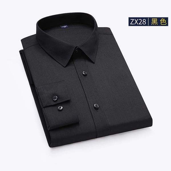 2021 new male bamboo fibre shirt plus size 5xl thin long formal white dress basic designed breathable black xd9w, White;black
2021 new male bamboo fibre shirt plus size 5xl thin long formal white dress basic designed breathable black xd9w, White;black