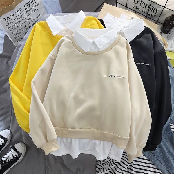 winter warm oversized women sweatshirt fashion thicken fake two pieces pullovers ladies hoodies casual korean fleece streetwear1, Black
winter warm oversized women sweatshirt fashion thicken fake two pieces pullovers ladies hoodies casual korean fleece streetwear1, Black