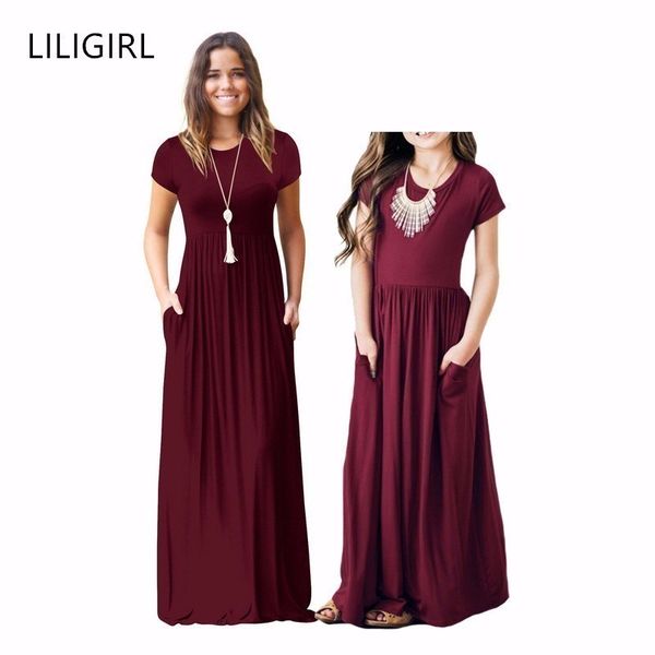 liligirl mother daughter long dresses new girls summer beach vestido dress for family matching mommy and me clothes outfits lj201111, Blue
liligirl mother daughter long dresses new girls summer beach vestido dress for family matching mommy and me clothes outfits lj201111, Blue