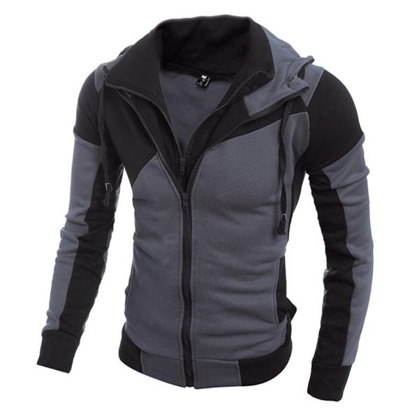 hoodie men colorblock double zipper long sleeve hoodies men's casual fitness sweatshirt streetwear kg-89, Black
hoodie men colorblock double zipper long sleeve hoodies men's casual fitness sweatshirt streetwear kg-89, Black