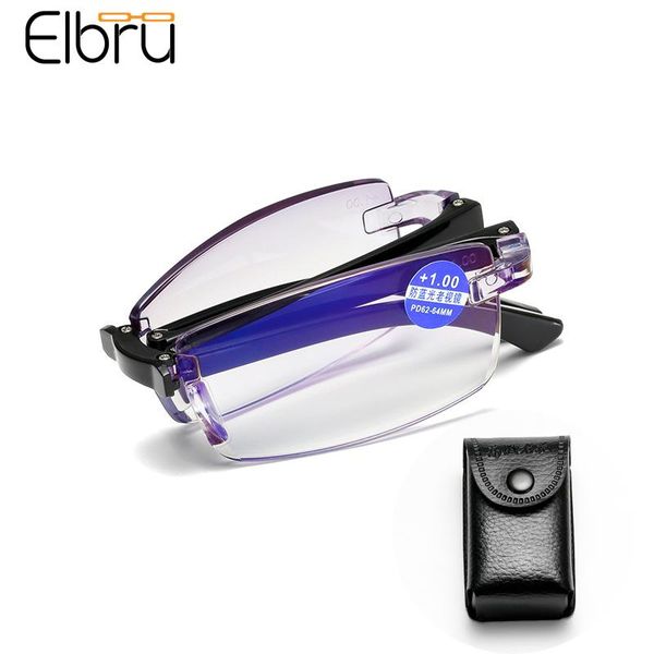sunglasses elbru anti blue light rimless reading glasses men women ultralight frameless foldable presbyopic 1.0 to 4.0 with case, White;black
sunglasses elbru anti blue light rimless reading glasses men women ultralight frameless foldable presbyopic 1.0 to 4.0 with case, White;black