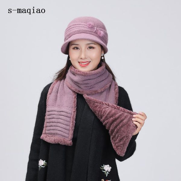2020 new year gift women's fur blend knitted hat scarf set autumn winter female comfortable thick warm basin cap, Blue;gray
2020 new year gift women's fur blend knitted hat scarf set autumn winter female comfortable thick warm basin cap, Blue;gray