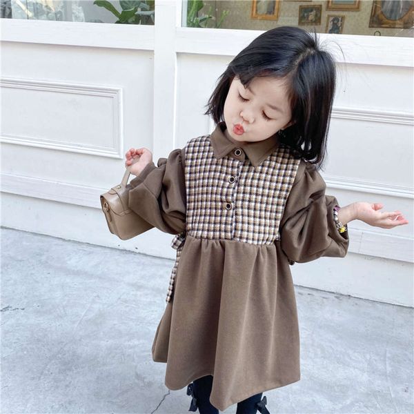girls' woolen fort patchwork drs 2020 winter new children's thickened plaid lace up princs skirt, Red;yellow
girls' woolen fort patchwork drs 2020 winter new children's thickened plaid lace up princs skirt, Red;yellow