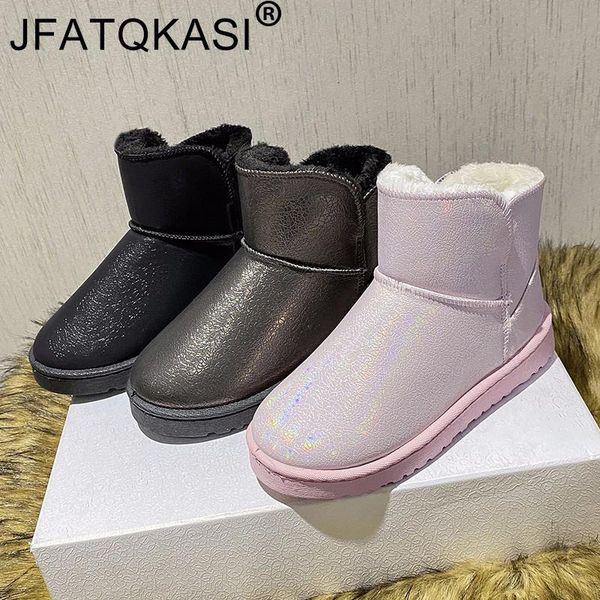 women boots 2020 winter snow shoes ladies round toe plus velvet thick fashion warm flats cold protection cotton shoe waterproof, Black
women boots 2020 winter snow shoes ladies round toe plus velvet thick fashion warm flats cold protection cotton shoe waterproof, Black