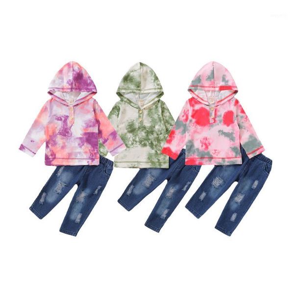 clothing sets 2021 0-5y casual baby toddler girl hooded tie-dye print sweatshirt denim pants 2pcs autumn kids outfits set1, White
clothing sets 2021 0-5y casual baby toddler girl hooded tie-dye print sweatshirt denim pants 2pcs autumn kids outfits set1, White