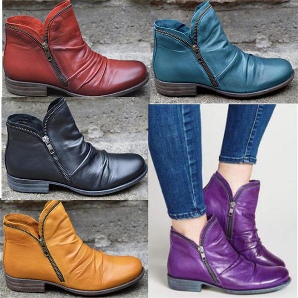 2020 retro women winter boots platform pu leather ankle martin boot zip shoes motorcycle boot chunky sole mid-calf waterproof shoes ly10192, Black;grey
2020 retro women winter boots platform pu leather ankle martin boot zip shoes motorcycle boot chunky sole mid-calf waterproof shoes ly10192, Black;grey