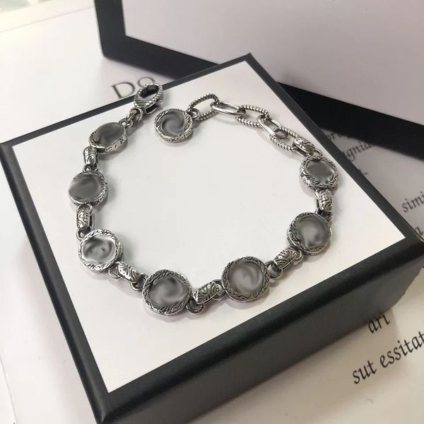 popular designer necklace trend men's retro carved pattern double letter logo bracelet festival gift, Golden;silver
popular designer necklace trend men's retro carved pattern double letter logo bracelet festival gift, Golden;silver