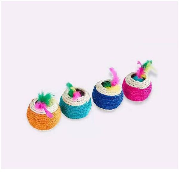 cat toy 2-hole fake feather sisal cat toy cat rope ball catch ball interactive toy colorful feather kit qylxqk
cat toy 2-hole fake feather sisal cat toy cat rope ball catch ball interactive toy colorful feather kit qylxqk