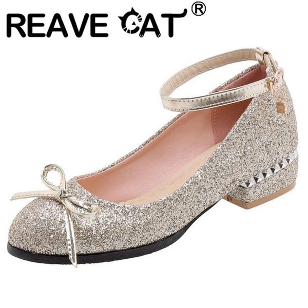 reave cat woman spring autumn shining pumps round toe 3.5cm square heels buckle bowtie large size 32-43 leisure date a3049, Black
reave cat woman spring autumn shining pumps round toe 3.5cm square heels buckle bowtie large size 32-43 leisure date a3049, Black
