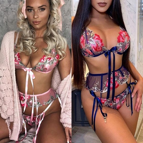 3pcs oversized women embroidery lace transparent lingerie sets ladies flower bra panties bandage pajamas sujetador mujer, Red;black
3pcs oversized women embroidery lace transparent lingerie sets ladies flower bra panties bandage pajamas sujetador mujer, Red;black