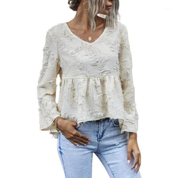 2020 women clothes autumn v neck solid blouse shirt office lady casual loose flare long sleeve harajuku korean sj7211m1, White
2020 women clothes autumn v neck solid blouse shirt office lady casual loose flare long sleeve harajuku korean sj7211m1, White