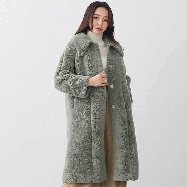 women's wool & blends woman fashion outerwear 2021 loose style warm sheep trendy coat granular shears coats female fur-in-one overcoat, Black
women's wool & blends woman fashion outerwear 2021 loose style warm sheep trendy coat granular shears coats female fur-in-one overcoat, Black