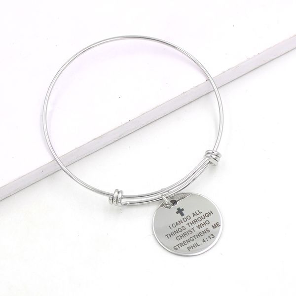 wholesale custom personalized stainless steel bangle bracelet inspiration jewelry i can do all things rhrough christ who strengthens me phil, Golden;silver
wholesale custom personalized stainless steel bangle bracelet inspiration jewelry i can do all things rhrough christ who strengthens me phil, Golden;silver