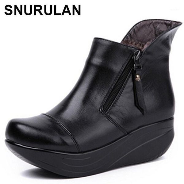 boots snurulan vintage zipper women black genuine leather wedges swing shoes warm plush winter round toe platform1
boots snurulan vintage zipper women black genuine leather wedges swing shoes warm plush winter round toe platform1