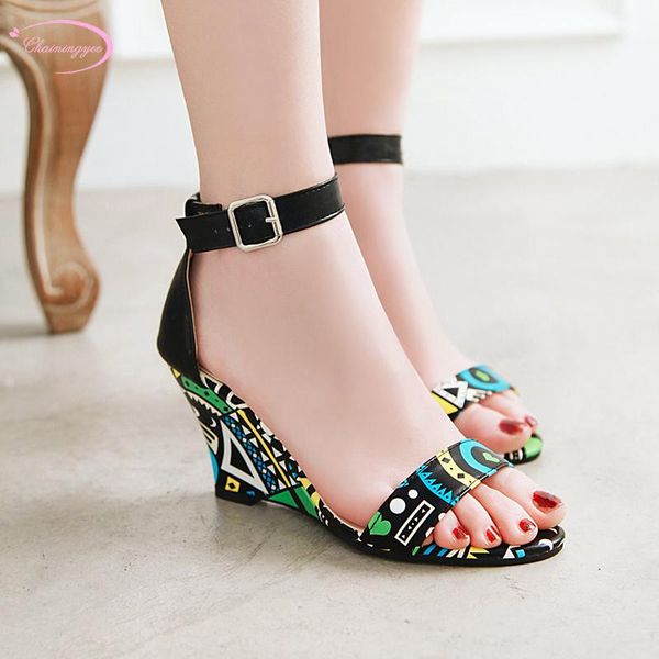 korean casual style summer sandals fashion color matching belt buckle black purple yellow high heel wedges women's shoes
korean casual style summer sandals fashion color matching belt buckle black purple yellow high heel wedges women's shoes