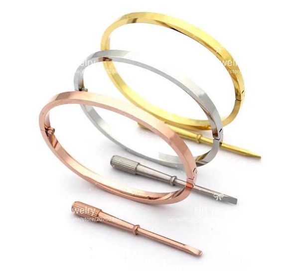 thin 4mm silver rose 18k gold plated 316l stainless steel screw bangle bracelet with screwdriver clear word with box, Black
thin 4mm silver rose 18k gold plated 316l stainless steel screw bangle bracelet with screwdriver clear word with box, Black
