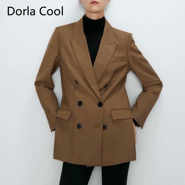 new european women blazers classical double breasted long coats autumn winter solid loose office lady's outerwear coat clothing, White;black
new european women blazers classical double breasted long coats autumn winter solid loose office lady's outerwear coat clothing, White;black