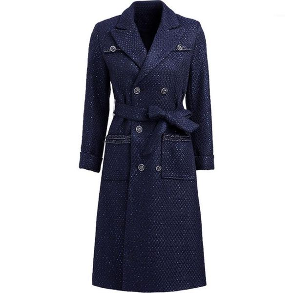 vintage small fragrance tweed long woolen overcoat women double breasted office lady overcoat1, Black
vintage small fragrance tweed long woolen overcoat women double breasted office lady overcoat1, Black