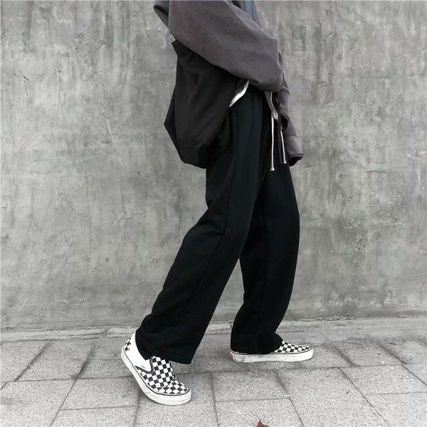 whtaa ancient style men's loose dad underwear pants drop feeling wide leg straight korean trend tube ins casual casual pants mawdc, Blue
whtaa ancient style men's loose dad underwear pants drop feeling wide leg straight korean trend tube ins casual casual pants mawdc, Blue