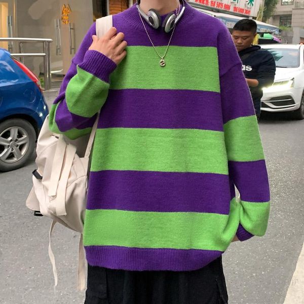 korean striped sweater men's warm fashiona casual knitted pullover men loose autumn winter knitting sweaters mens clothes -2xl, White;black
korean striped sweater men's warm fashiona casual knitted pullover men loose autumn winter knitting sweaters mens clothes -2xl, White;black