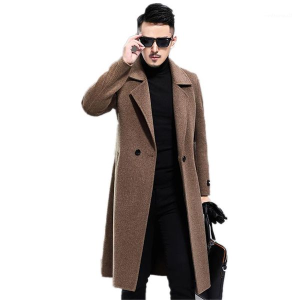 men's wool & blends 100%wool coat autumn winter jacket men double-side woolen mens jackets and coats windbreaker long bdf-1800002 my189, Black
men's wool & blends 100%wool coat autumn winter jacket men double-side woolen mens jackets and coats windbreaker long bdf-1800002 my189, Black