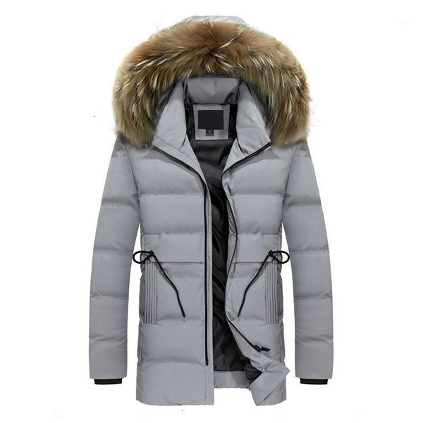 men's down & parkas winter men hooded thick warm coat fur collar windproof casual long clothes jacket coat1, Black
men's down & parkas winter men hooded thick warm coat fur collar windproof casual long clothes jacket coat1, Black