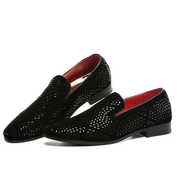 2020 fashion men dress shoes rhinestone pointed toe flat shoes men formal driving loafers handmade wedding plus size 39-45, Black
2020 fashion men dress shoes rhinestone pointed toe flat shoes men formal driving loafers handmade wedding plus size 39-45, Black