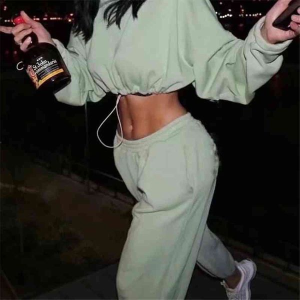 women casual solid color crop spring autumn long sleeve round neck sweatshirt adjustable drawstring waist fashion pullover, Black
women casual solid color crop spring autumn long sleeve round neck sweatshirt adjustable drawstring waist fashion pullover, Black