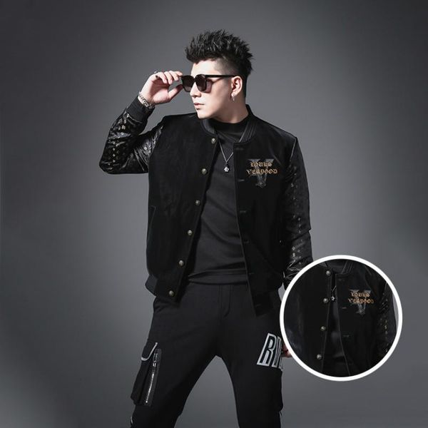 mens jackets casual embroidery letters patten shoulder streetwear jacket men slim new autumn jackets fashion light luxury jacket, Black;brown
mens jackets casual embroidery letters patten shoulder streetwear jacket men slim new autumn jackets fashion light luxury jacket, Black;brown