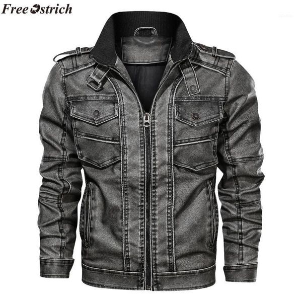 men's jackets ostrich men jacket 2021 men's autumn winter vintage zipper stand collar imitation leather coat,windproof1, Black;brown
men's jackets ostrich men jacket 2021 men's autumn winter vintage zipper stand collar imitation leather coat,windproof1, Black;brown