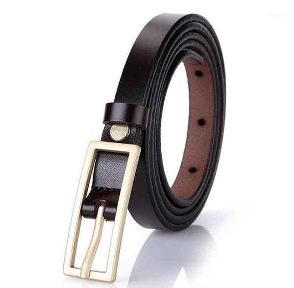 women real leather metal buckle thin waistbands solid elegant cowskin female adjustable belt1, Black;brown
women real leather metal buckle thin waistbands solid elegant cowskin female adjustable belt1, Black;brown