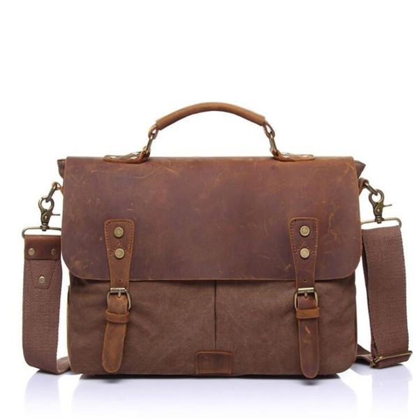 vintage canvas handbags men shoulder bag crazy horse leather casual crossbody bag men's travel bags lapbriefcase totes
vintage canvas handbags men shoulder bag crazy horse leather casual crossbody bag men's travel bags lapbriefcase totes