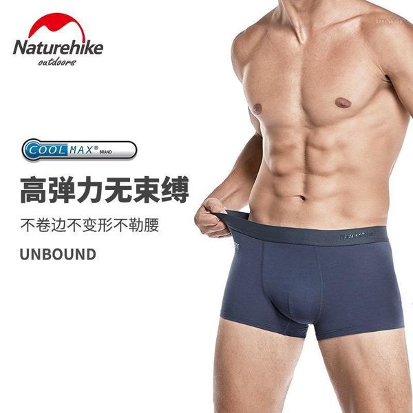 

gym clothing naturehike quicky-drying antibacterial men flat angle underpants hygroscopic climbing underwear outdoor sport breathable pantie, White;black