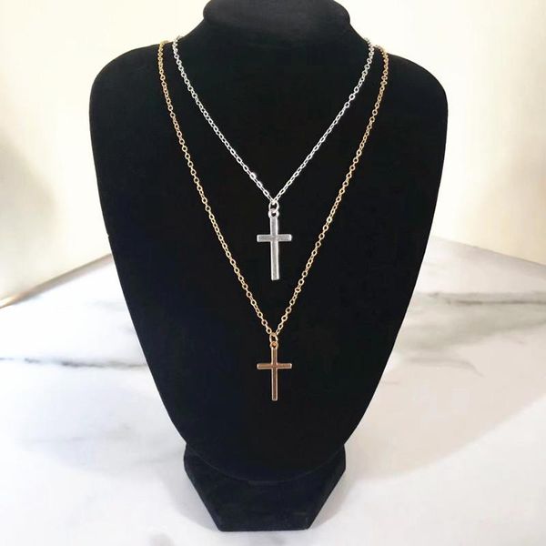 simple necklace cross necklaces jesus women chain ladies pendant girls jewelry yellow gold color vintage european metal collares, Silver
simple necklace cross necklaces jesus women chain ladies pendant girls jewelry yellow gold color vintage european metal collares, Silver