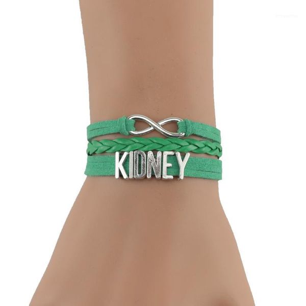 infinity charm kidney bracelet stacks charm awareness leather braid rope handmade wrap men bracelets & bangles for women jewelry1, Golden;silver
infinity charm kidney bracelet stacks charm awareness leather braid rope handmade wrap men bracelets & bangles for women jewelry1, Golden;silver