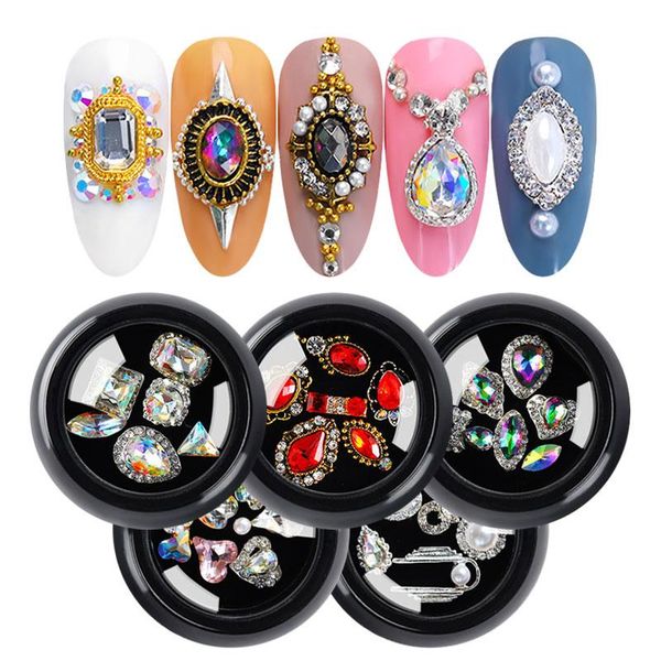 nail art decorations 6pcs/box 3d gem glittering rhinestone beads diy manicure decor 88, Silver;gold
nail art decorations 6pcs/box 3d gem glittering rhinestone beads diy manicure decor 88, Silver;gold