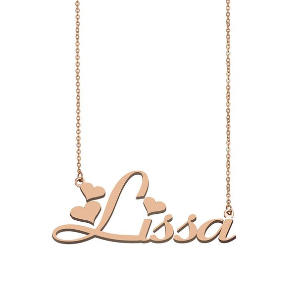 lissa name necklaces pendant custom personalized for women girls children friends mothers gifts 18k gold plated stainless steel, Silver
lissa name necklaces pendant custom personalized for women girls children friends mothers gifts 18k gold plated stainless steel, Silver