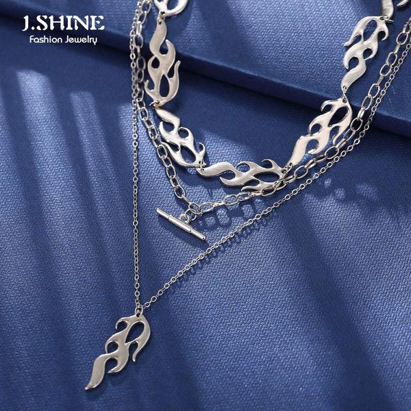 chains jshine 2021 flame pendant necklace creative retro alloy silver color multilayer blaze choker chain statement chunky
chains jshine 2021 flame pendant necklace creative retro alloy silver color multilayer blaze choker chain statement chunky