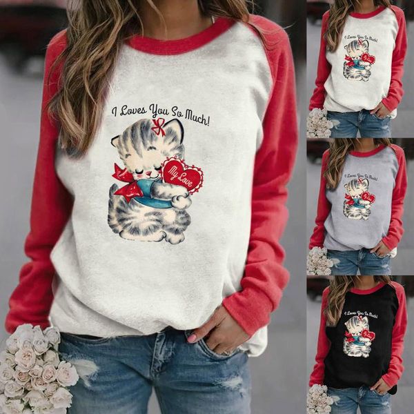 jaycosin lovely cat printed women t-shirt cotton casual funny t shirt gift 90s lady young girl valentine's day gift pullover tee, White
jaycosin lovely cat printed women t-shirt cotton casual funny t shirt gift 90s lady young girl valentine's day gift pullover tee, White