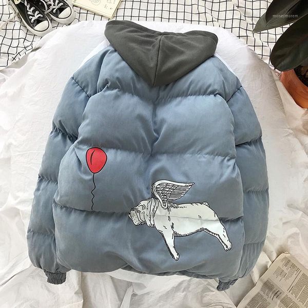 men's down & parkas 2021 winter students hooded contrast color padded coat men's tide loose casual jacket khaki / sky blue s-2xl1, Black
men's down & parkas 2021 winter students hooded contrast color padded coat men's tide loose casual jacket khaki / sky blue s-2xl1, Black