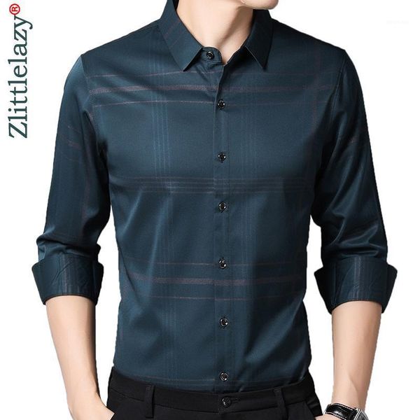 2020 brand long sleeve men social shirt spring streetwear casual plaid shirts dress mens slim regular fit clothes fashions 00571, White;black
2020 brand long sleeve men social shirt spring streetwear casual plaid shirts dress mens slim regular fit clothes fashions 00571, White;black