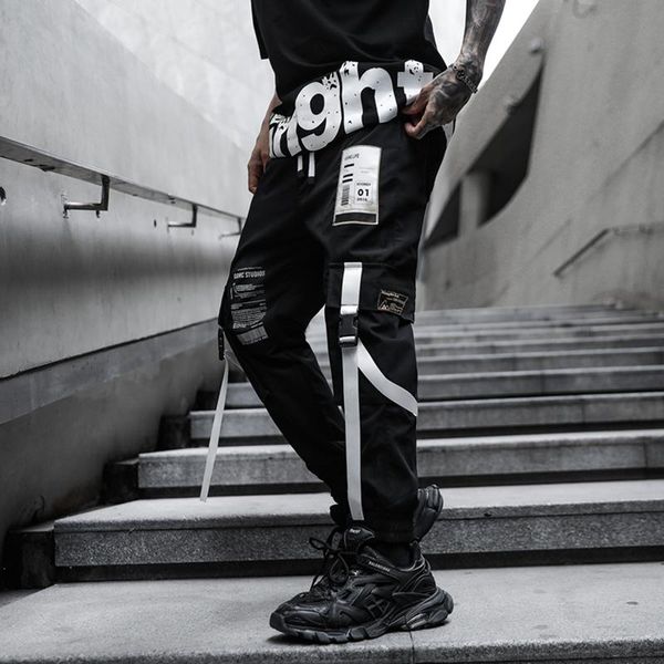 men fashion loose casual cargo pants vintage hip hop japanese streetwear harem trousers joggers sweatpants clothing, Black
men fashion loose casual cargo pants vintage hip hop japanese streetwear harem trousers joggers sweatpants clothing, Black