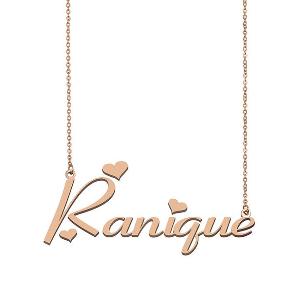 Ranique Name Necklace Custom Nameplate Pendant for Women Girls Birthday Gift Kids Best Friends Jewelry 18k Gold Plated Stainless Steel, Silver
Ranique Name Necklace Custom Nameplate Pendant for Women Girls Birthday Gift Kids Best Friends Jewelry 18k Gold Plated Stainless Steel, Silver